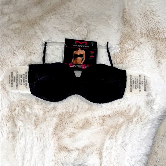 MAIDENFORM lace backless bra 4 - Picture 2 of 7